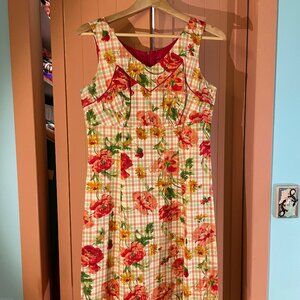 Sangria floral party dress - size 8